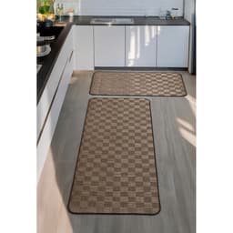 Thảm nhà bếp chống nước Kaiyo, size L 45 x 120cm màu nâu [mã KKM-9415] 2