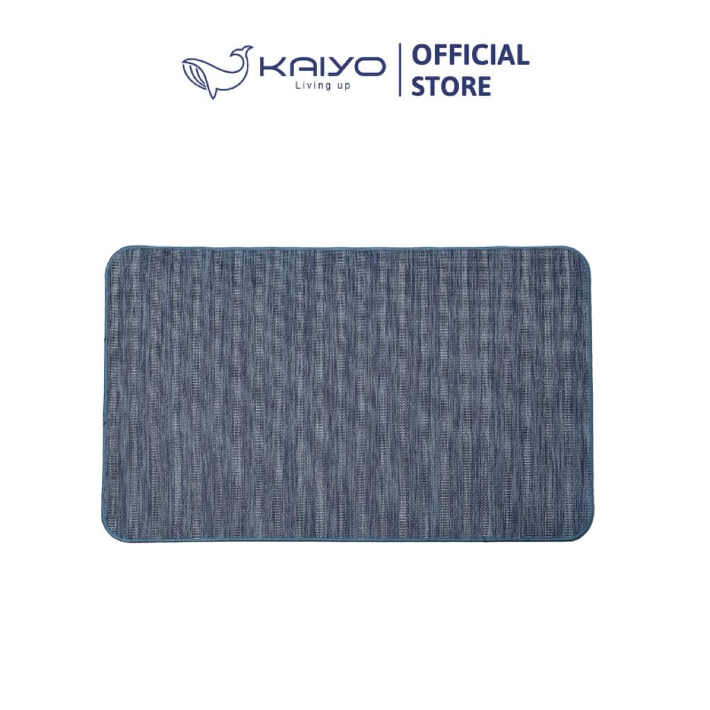 Thảm nhà bếp chống nước Kaiyo, size M 45 x 75cm màu xanh [mã KKM-9422]