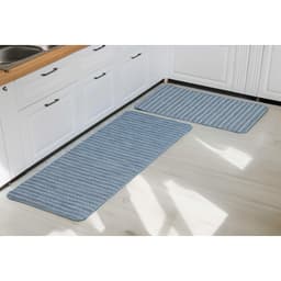 Thảm nhà bếp chống nước Kaiyo, size M 45 x 75cm màu xanh [mã KKM-9422] 2