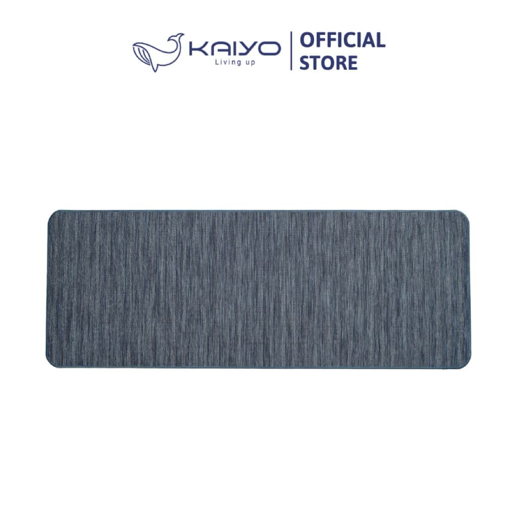 Thảm nhà bếp chống nước Kaiyo, size L 45 x 120cm màu xanh [mã KKM-9439]