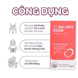 HerBalance Biotic (  Hộp 30 gói ) hỗ trợ cải thiện viêm nhiễm phụ khoa,   < BUN BUN SHOP 2