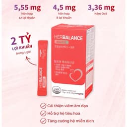 HerBalance Biotic (  Hộp 30 gói ) hỗ trợ cải thiện viêm nhiễm phụ khoa,   < BUN BUN SHOP 1