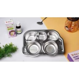 Khay Đựng Thức Ăn Inox 304 Cho Bé – Khay Chia Ngăn Cao Cấp> BUN BUN SHOP 1