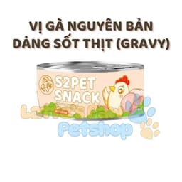 Pate Mèo S2PET Lon 85g dạng lỏng – Thịt Xé Sốt Rau Củ, Kích Thích Ăn Ngon - Méo Chò Uni 2