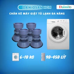 Chân chống rung máy giặt, tủ lạnh Daimito điều chỉnh độ cao - Hàng loại 1 [Hỏa tốc HCM] 7