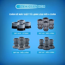 Chân chống rung máy giặt, tủ lạnh Daimito điều chỉnh độ cao - Hàng loại 1 [Hỏa tốc HCM] 1
