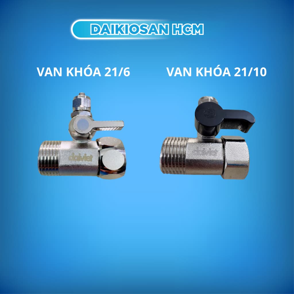 Khóa chia nước phí 10 -21 Đại Việt Daikiosan dùng cho máy lọc nước RO