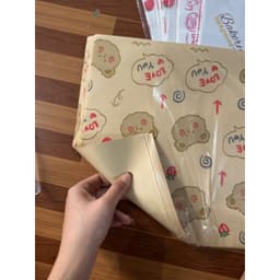 Combo 50 Giấy Gói Bánh Sanwish, Kích Thước 28*38cm, Giấy Thấm Dầu, Giấy Gói Bánh Mì Bảo Vệ Môi Trường 9