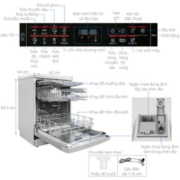 (nhập Đức)Máy Rửa Bát Bosch SMS6ECI93E Serie 6 Dung Tích 13 -14 Bộ, Sấy Extra Dry, Home Connect 7