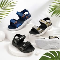 Dép Sandal quai dán đế cao 3cm siêu nhẹ Biti's BEB005400 đi học 1