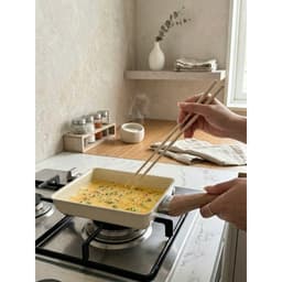 Chảo chiên trứng cuộn chống dính Ceramic Kakusee 13x18cm 2