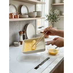 Chảo chiên trứng cuộn chống dính Ceramic Kakusee 13x18cm 3