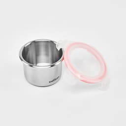 Combo 3 Hộp Inox 316 Tròn Chia Nhỏ Thức Ăn Dặm Cuitisan DÙNG TRONG LÒ VI SÓNG, MADE IN KOREA, Chính Hãng An Toàn Sức Kỏe 5