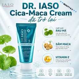 Kem dưỡng ẩm IASO DR. IASO Cica-Maca Cream Kem Dưỡng Ẩm Làm Dịu - KEM DƯỠNG ẨM Dr. IASO Kem Cica Maca Cream D34 2