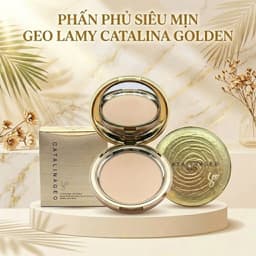 Phấn Phủ Kiềm Dầu Catalina GEO Vàng Hàn Quốc 25g – Siêu Mịn, Lâu Trôi, Mỏng Nhẹ Nâng Tông Tự Nhiên 5