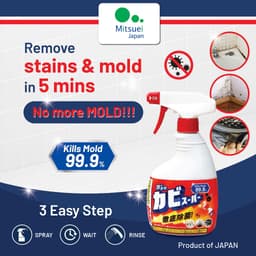 Chai xịt tẩy nấm mốc dạng bọt Mitsuei 400ml Nhật Bản 3