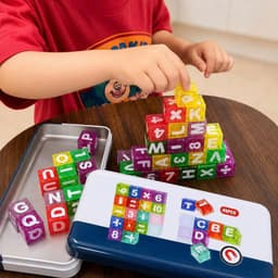Bộ Xếp Hình Nam Châm Chữ Và Số Cho Bé 40PCS Đồ Chơi Giáo Dục 6