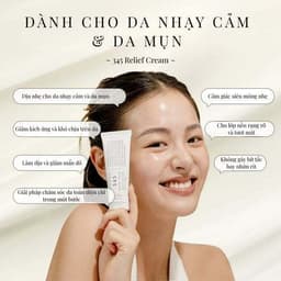 Kem dưỡng 345 Relief Cream Dr.Althea hỗ trợ sáng ẩm, phục hồi dịu nhẹ dưỡng da thuần chay 50ml ( Bản mới) SKINCARESHOP 6