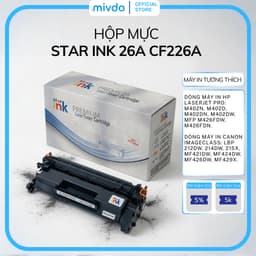Hộp Mực Star Ink CF226A CRG052 Dùng Cho HP M402 M426 Canon LBP212 214 In Đậm Nét Ổn Định 1