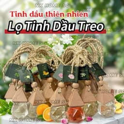 Tinh Dầu Treo Xe Cao Cấp – Treo Ô Tô, Phòng Ngủ, Nhà Vệ Sinh – Hương Thơm Tự Nhiên, An Toàn 1
