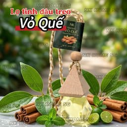 Tinh Dầu Treo Xe Cao Cấp – Treo Ô Tô, Phòng Ngủ, Nhà Vệ Sinh – Hương Thơm Tự Nhiên, An Toàn 2