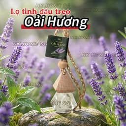 Tinh Dầu Treo Xe Cao Cấp – Treo Ô Tô, Phòng Ngủ, Nhà Vệ Sinh – Hương Thơm Tự Nhiên, An Toàn 3