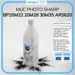 Mực Photo Sharp AP Cho BP20M22 BP20M28 BP30M35 AR5620 In Sắc Nét Ổn Định Bền Đẹp 1 Chai 1