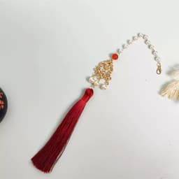 Vòng Cổ Dây Chuyền Ngọc Trai Charm Trường Mệnh Cổ Điển  – Dây Chuyền Kèm Tua Rua Sang Trọng Phụ Kiện Nữ Tính Tiểu Thư 6