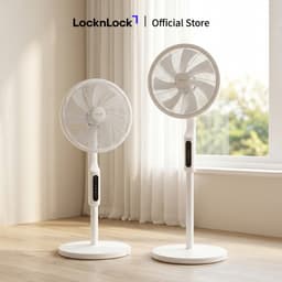 Quạt Cây Đứng LocknLock ENF166WHT 7 Cánh Đảo Gió Rộng, Hẹn Giờ, Kèm Điều Khiển Từ Xa, Chính Hãng - JoyMall 4