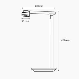 Kyvian Đèn Bàn Học Chống Cận Luxia Base 18W 1100 Lumen CRI ≥95 Bảo Vệ Mắt by Velix 9
