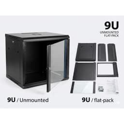 Tủ Rack 4U 6U  lăp ghép tủ treo tường  sơn tĩnh điện, Ổ cắm điện 6 lỗ cho tủ 19inch (PDU) 9