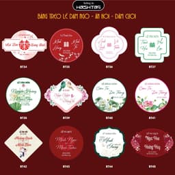 [Bảng Treo Đám Cưới 02]  Bảng Treo Đám Cưới, Đám Hỏi - Bảng Treo Lễ Gia Tiên 2
