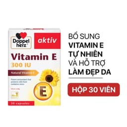 Doppelherz Vitamin E hỗ trợ làn da khỏe mạnh, làm chậm quá trình lão hóa < BUNBUN SHOP 2