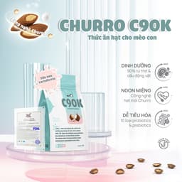 Thức ăn hạt cho mèo PetQ C90K - 1KG hạt có nhân bên trong, bổ sung sữa dê - Méo Chò Uni 3
