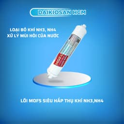 Lõi Mofs siêu hấp thụ khí NH3, NH4 loại bỏ mùi hôi trong nước + 2 co nối 1