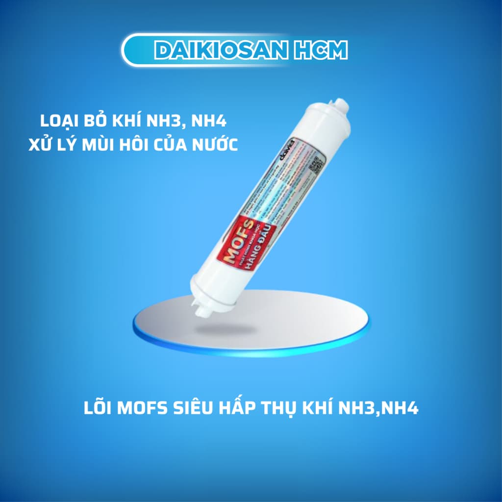 Lõi Mofs siêu hấp thụ khí NH3, NH4 loại bỏ mùi hôi trong nước + 2 co nối