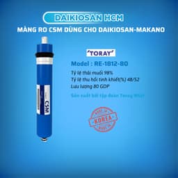 Lõi số 4 Màng RO Daikiosan, CSM, DUPONT dùng cho máy lọc nước RO - Hàng Chính Hãng 3