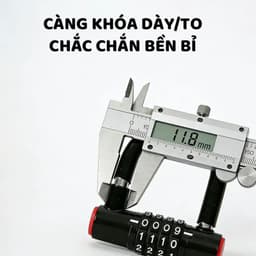 Ổ khoá 4 số chữ  U Mesibo Chống Trộm Hiệu Quả, Khóa Cửa Và Xe Đạp, Mật Mã Thay Đổi Linh Hoạt, Rất An Toàn 3