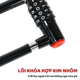 Ổ khoá 4 số chữ  U Mesibo Chống Trộm Hiệu Quả, Khóa Cửa Và Xe Đạp, Mật Mã Thay Đổi Linh Hoạt, Rất An Toàn 4