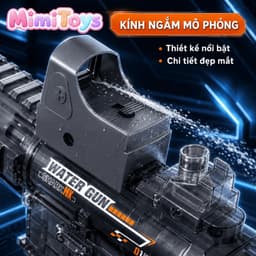 Đồ Chơi Phun Nước Điện M416 MimiToys - Có Đèn LED Và Pin Sạc Cho Bé Chơi Mùa Hè 3