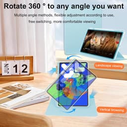 [Xoay 360 Độ] Bao Da MTB Xia0mi Redmi PAD 2 9.7" - POCO PAD C1 2026 Lưng Cứng Trong Suốt Viền Dẻo 7
