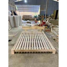 Giường gỗ thông cao cấp ốp chân cao 20cm_Wood shop 9