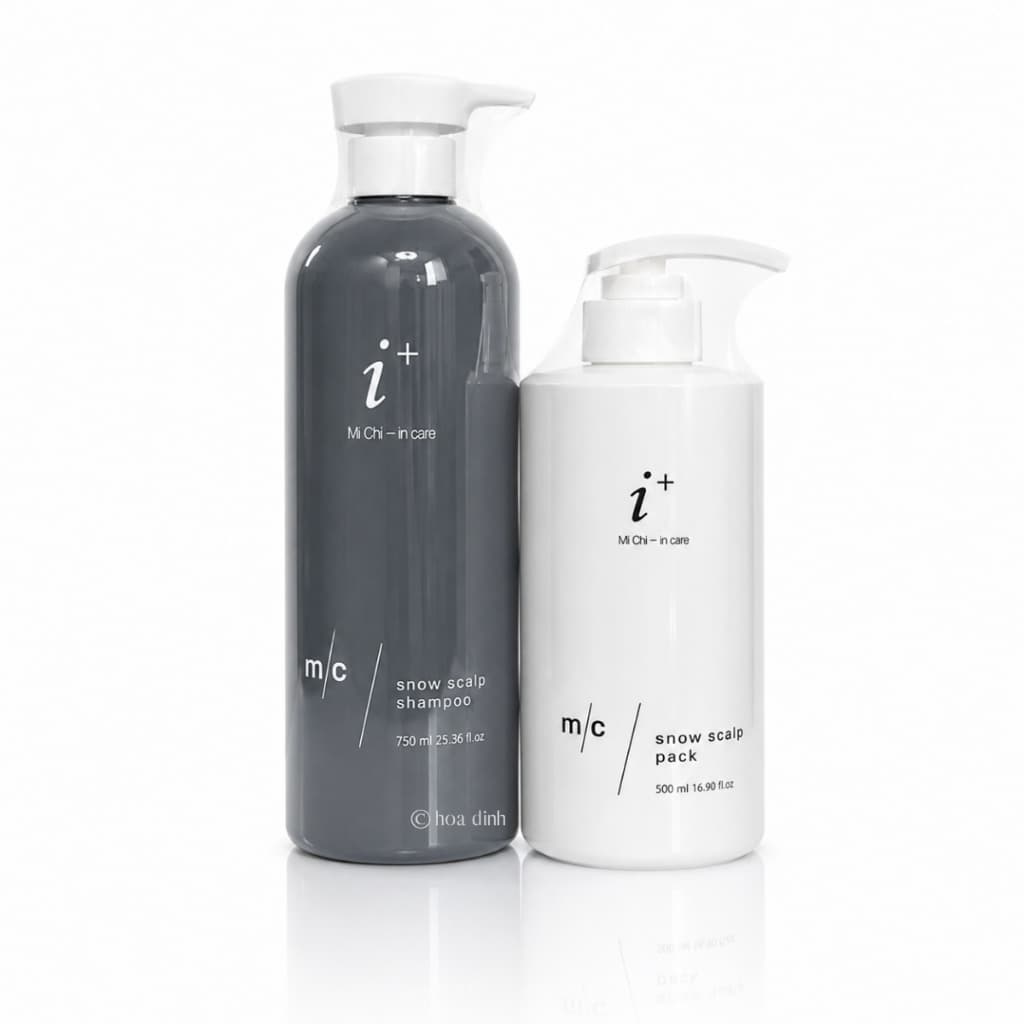 gội xả kiềm dầu,mọc tóc,ngăn rụng, gàu,nấm,ngứa Hàn Quốc combo gội Michi và xả dưỡng da đầu