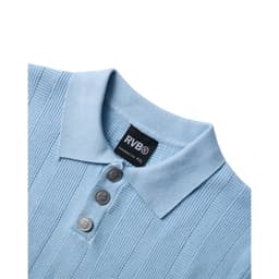 Áo Polo RVB ODYSSEY BEAT Knit Polo Sky / Black 8