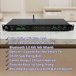  Vang Karaoke S9 Plus – Vang Cơ Lai Số Bluetooth, Echo Hay, Reverb Mềm, Kết Nối TV. 3