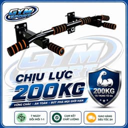 Xà  Gắn Tường Đa Năng P90X Kèm Ốc Vít Nở Có Móc Treo Ròng Rọc 1