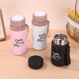 Bình Giữ Nhiệt Inox Chống Rỉ Dung Tích Lớn 1000ml – Cốc Giữ Nhiệt Nóng Lạnh 24H Cho Văn Phòng, Thể Thao, Có Nắp Lọc Trà 9