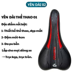 Yên xe đạp ,yên xe đạp thể thao phù hợp với mọi dòng xe đạp YX02 1