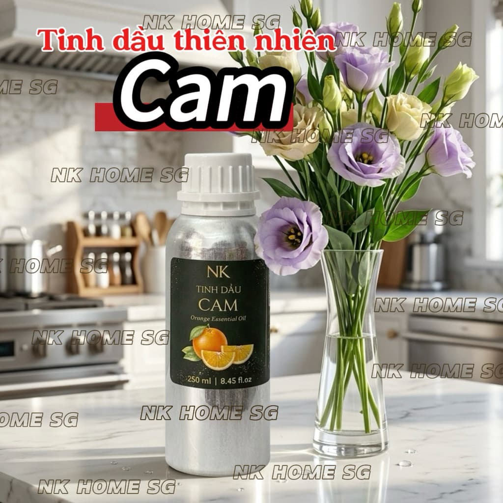 Tinh Dầu Cam Ngọt Nguyên Chất Dung Tích Lớn – Hương Cam Tươi Mát, Xông Phòng, Khuếch Tán