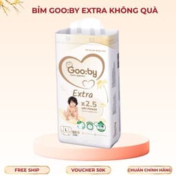 (LINK TRỢ GIÁ CHÍNH HÃNG) COMBO 2 BỊCH Tã/bỉm quần dán GOOBY EXTRA  chống tràn hiệu quả đủ size cho bé 8